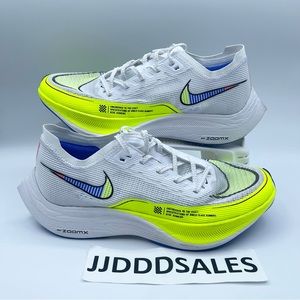 Nike ZoomX Vaporfly Next % 2 Road Racing Running Shoes CU4111-103 Men’s Sz 7.5
